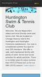 Mobile Screenshot of huntingtonpool.org